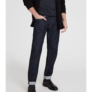 Club Monaco Jeans Mens 33 x 31 Blue Super Slim Denim Dark Wash‎ Cotton